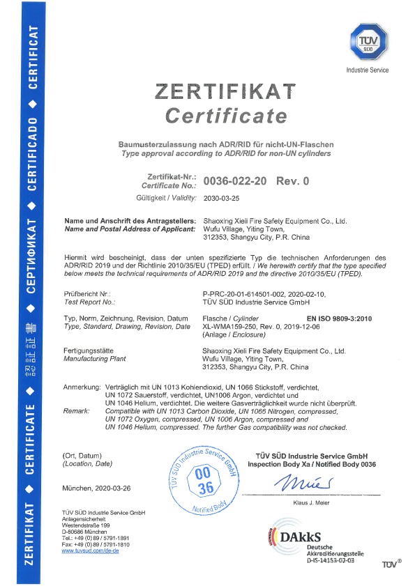 Certificat TPED